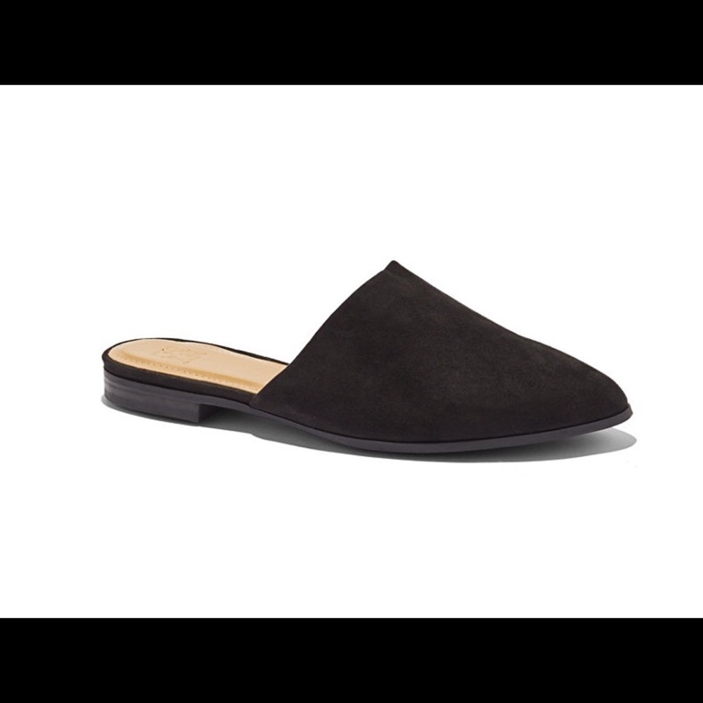 Faux Suede Mule